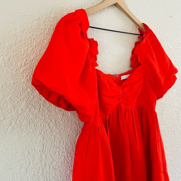 English Factory Red Mini Dress - Picture 2 of 10